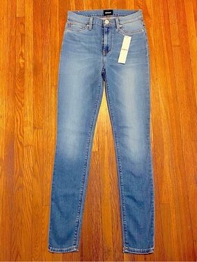 NWT Hudson Jeans High Rise Blair Super Skinny Blue Denim 26